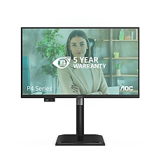 AOC 24P4U, 23.8" IPS WLED, 1920x1080@120Hz, 4ms GtG, 300cd m/2, 1500:1, 20M:1, Adaptive Sync, Anti Blue Light, FlickerFree, 2Wx2, Tilt, Height Adjust, Pivot, Swivel, D-SUB, HDMI, DP, USB hub
