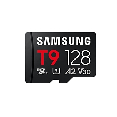 Samsung 128GB micro SD Card T9 UHS-I Read 200MB/s - Write 130MB/s Class 10 U3 V30 A2 with USB Reader