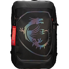 MSI Titan Gaming Backpack, Water resistant  IPX-2, Padded mesh back panel, All laptop up to 18", 51 x 34 x 9cm
