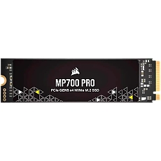 Corsair MP700 PRO 4TB SSD M.2 NVMe PCIe Gen. 5 x4, Read/Write Mb/s: 12,400/11,800, IOPS read/write: 1.7M/1.6M (no heatsink)