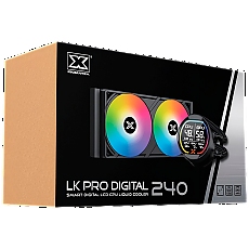 LK Pro 240 Digital EN47428 (BK AIO,Digital LCD Pump & 240mm PWM Fan,Mini ARGB Controller,Intel & AMD & 20xx)