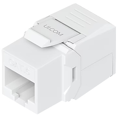 Ubiquiti UniFi  UACC-Keystone-Jack-C6 keystone for terminating a Cat6 Ethernet jack without the use of a punch-down or crimping too, (12) Keystone Jacks per pack