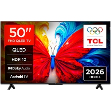 50-inch QLED TV, HDR 10, Multiple Viewing Mode, Dolby Audio, Android TV