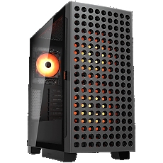 COUGAR AIRFACE ECO RGB PC Case, Mid Tower, Black