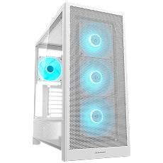 COUGAR MX230 RGB PC Case, Mid Tower, White