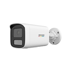 HikVision 4 MP ColorVu 3.0 Fixed Bullet Network Camera, 2.8 mm, F1.0, IR, White Light up to 50m, H.265+, IP67, built-in microphone, 12Vdc/PoE 7.68W