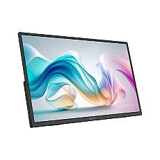 MSI PRO MP165 E6 Portable Monitor, 15.6", 4ms, 60Hz IPS, 1920x1080, EyesErgo, Anti-flicker, Less Blue Light, 250nits AG, 16.7M, 1000:1, 2xType-C(15W), HDMI(2.0b), 2x1W, Tilt, VESA 75, Black, 0.78kg