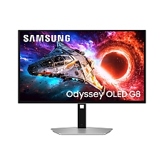 Samsung 27'' LS27HG800SU Odyssey OLED G8 4K 3840x2160 0.03ms 240Hz Glare Free DP 2.1 (UHBR20) & USB-C (98W) Silver