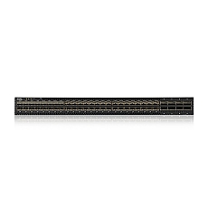 ZyXEL CX4800-56F, EU, 48-port 10/25G L3 Aggregation Fiber Switch with 8 100G Uplink (with 2 AC power supply)