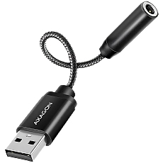 ADA-HA USB-A Hi-Res DAC audio adapter. External USB-A sound card to 3,5 mm jack, 384 kHz 32 bit DAC, stereo
