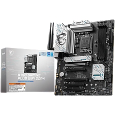 MSI B760 GAMING PLUS WIFI DDR4, LGA 1700, 4xDDR4, ATX, Dual Channel DDR4 5333(OC)MHz, 5x PCIe x16 slots, 2x M.2 slots, 1x HDMI, 1x DP, 2x USB 3.2 Gen 2, 1x USB 3.2 Gen 2 Type-C, 4x USB 2.0, 7.1 HD Audio, 2.5Gbps LAN, WI-Fi 6E, BT, 3Y