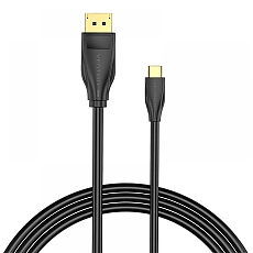 Vention кабел Cable Type-C to DisplayPort - 1.5m 8K Black - CGYBG