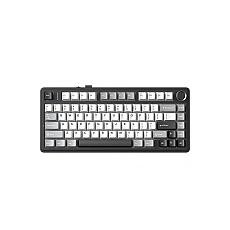 Aula геймърска механична клавиатура Wireless Gaming Mechanical Keyboard F75HE - Black King Magnetic Switch [Linear] (English US), Black, Gray