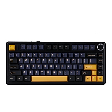 Aula геймърска механична клавиатура Wireless Gaming Mechanical Keyboard F75 Thunder Black - Reaper Switch [Linear] (English US)