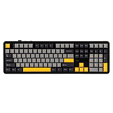 Aula геймърска механична клавиатура Wireless Gaming Mechanical Keyboard F108 - Volcanic Switch [Linear] (English US), Black, Gray