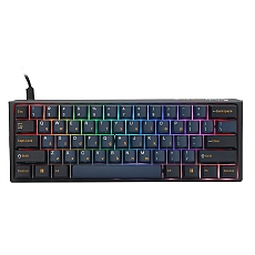 Ducky професионална геймърска механична клавиатура Professional Gaming Mechanical Keyboard One 3 Pro Mini Nazca Line - 8K, Cherry MX2A RGB Brown [Tactile]