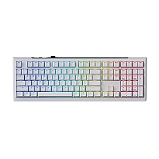 Ducky професионална геймърска механична клавиатура Professional Gaming Mechanical Keyboard One X Wireless White - Ducky AI Switches [Linear]