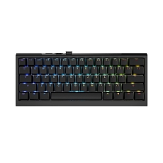 Ducky професионална геймърска механична клавиатура Professional Gaming Mechanical Keyboard One X Mini Wireless Black - Ducky AI Switches [Linear]