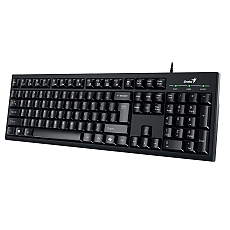 Genius клавиатура кирилизирана Smart Keyboard KB-100 Black - AI, BG Layout, USB