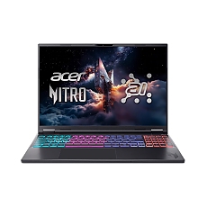 Acer Nitro 16S AI, AN16S-61-R28Q , AMD Ryzen AI 9 365 (up to 5.0Ghz, 24MB), 16" WQXGA (2560x1600)IPS 180Hz, 1*16GB DDR5 (1 slot free), 1024GB PCIe NVMe SSD, GeForce RTX 5070 8GB GDDR7, WiFi 6E, BT 5.3, No Os, Black
