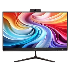 Acer Aspire C27-B, 27'' QHD (2560x1440)IPS 180Hz, Intel Core Ultra 5 115U (up to 4.20GHz, 10MB ), 16GB DDR5 (1 slot free), 512GB SSD, no DVD, Intel Iris Xe, HDMI, USB 3.2, USB 2.0, Type- C, RJ-45, WiFi 6 & BT 5.0, KBD& Mouse USB, Glan,Tilt, Cam+mic