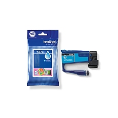Brother LC527XLC  Cyan Ink Cartridge for MFCJ5010DW/MFCJ5110DW - 2000 page yield