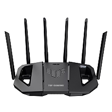 AsusTUF Gaming, BE6500 Dual Band WiFi 7 Router, 4K-QAM, Multi-Link Operation (MLO), Quad 2.5GbE port, Mobile Game Mode, Gear Accelerator, Gaming Port, Open NAT, Smart Home Master, Subscription-Free Security,  AiMesh support, 4G/5G Auto Mobile Tethering