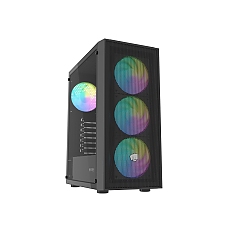 Fury PC Case Shobo SH8 ARGB Midi Tower, Window, Black