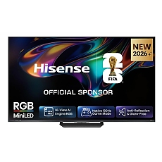 Hisense 75" UR8S, 4K Ultra HD 3840x2160, RGB Mini Led , DLED, Quantum Dot, 180Hz, IPS, HDR 10+, HLG, Dolby Vision IQ, Dolby Atmos, Smart TV,Light Sensor,WiFi 6eGHz, WiFi Direct, BT,2x10 W + 20 W + 2x5 W, Anyview Cast, 4xHDMI, 2xUSB, LAN, CI+, DVB-T2/C/S2 Hisense 75" UR8S, 4K Ultra HD 3840x2160, RGB Mini Led , DLED, Quantum Dot, 180Hz, IPS, HDR 10+, HLG, Dolby Vision IQ, Dolby Atmos, Smart TV,Light Sensor,WiFi 6eGHz, WiFi Direct, BT,2x10 W + 20 W + 2x5 W, Anyview Cast, 4xHDMI, 2xUSB, LAN, CI+, DVB-T2/C/S2