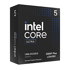 Intel Core Ultra 5 250KF 14C/14T (eC 3.3GHz / pC 4.2GHz / 5.3GHz Boost, 30MB, 159W, LGA1851)