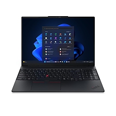 Lenovo ThinkPad E16 G3, Intel Core Ultra 5 225U, 12C (up to 4.8GHz, 12MB), 16GB DDR5-5600, 512GB SSD, 16" WUXGA (1920x1200) IPS AG, Intel Graphics, FHDp&IR Cam, Backlit KB, WLAN, BT, FPR, 4 cell, Win 11 Pro, 3Y Onsite