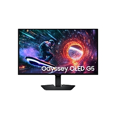 Samsung 27FG502 27" Odyssey G5 OLED DisplayPort  180Hz / HDMI 144Hz 1 ms 2560x1440 DP HDMI Black + Logitech G102 Mouse, Lightsync RGB, 8000 DPI, 6 Programmable Buttons, Black