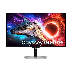 Samsung 32'' LS32HG800SU Odyssey OLED G8 4K 3840x2160 0.03ms 240Hz Glare Free DP 2.1 (UHBR20) & USB-C (98W) Silver + Logitech G102 Mouse, Lightsync RGB, 8000 DPI, 6 Programmable Buttons, Black