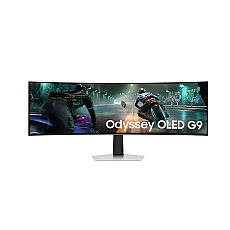 Samsung LS49DG910, 49" Odyssey G9 GAMING, Curved OLED, 1800R, 144Hz, Smart. 32:9, 5120 x 1440, Display Port , HDMI,Micro HDMI, USB Hub, Silver + Logitech G102 Mouse, Lightsync RGB, 8000 DPI, 6 Programmable Buttons, Black