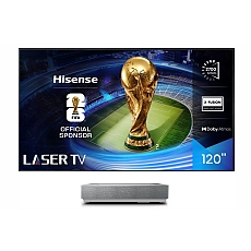 Hisense 120" 120L5ND, 4K Ultra HD 3840x2160, Laser TV, Smart, Vidaa, Black