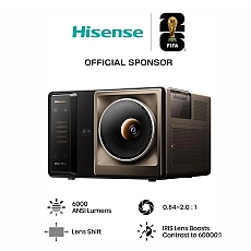 Hisense HR10 Laser Projector, 4K Ultra HD 3840x2160, 6000:1, 6000 lum, 60 Hz, 16:9, Throw ratio 0.84-2.0: 1, VIDAA U9,3 x HDMI, HDR, HDR 10, HDR 10+, DTS Virtual X, 2x8W+15W, Black Hisense HR10 Laser Projector, 4K Ultra HD 3840x2160, 6000:1, 6000 lum, 60 Hz, 16:9, Throw ratio 0.84-2.0: 1, VIDAA U9,3 x HDMI, HDR, HDR 10, HDR 10+, DTS Virtual X, 2x8W+15W, Black