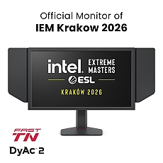 BenQ ZOWIE XL2586X+, 24.1", 600Hz, FHD FAST TN, For Esports, CS2, Valorant, DyAc 2, Shield, S Switch, Black eQualizer, Color Vibrance, LBL, Flicker-free, K Locker, XL Setting to Share, 3x HDMI (2.1), DP (1.4), 3.5 Jack, Swivel, Tilt, Height adj. 155mm