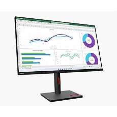 Lenovo ThinkVision T32h-30 31.5" IPS, WLED, 16:9, 2560x1440, 4ms, 1000:1, 60Hz, 350 cd/m2, USB-C, HDMI, DP, RJ45, Tilt, Swivel, Pivot, Height Adjust Stand