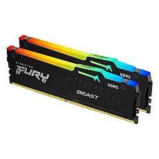 Kingston FURY Beast RGB 32GB (2x16GB) DDR5 5600 MHz CL40 Black