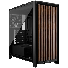 Corsair FRAME 4000D RS Wood Mid-Tower, Black/Walnut