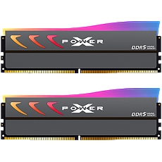 SILICON POWER 32GB (16Gx2) XPOWER Storm DDR5 RGB Gaming UDIMM, DDR5-6000, C36, 2Gx8 SR, RGB-UDIMM, w/HS-G