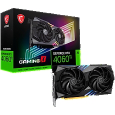 MSI Video Card Nvidia GeForce RTX 4060 Ti GAMING X16G, 16GB GDDR6, 128bit, Effective Memory Clock: 18000MHz, Boost: 2655 MHz, 4352 CUDA Cores, PCIe 4.0, 3x DP 1.4a, HDMI 2.1a, RAY TRACING, Dual Fan, 1x 8pin, 550W Recommended PSU, 3Y