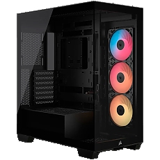 CORSAIR 3500X RSR ARGB Tempered Glass Mid-Tower, Black