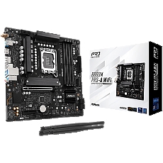 ASROCK MB Desktop B860M Pro-A Wi-Fi, S.1851, 4x DDR5, 1x PCIe 5.0 x16, 1x PCIe 4.0 x4, 1x Blazing M.2, 2x Hyper M.2, 4x SATA3, 2x USB-C, 5x USB 3.2, 6x USB 2.0, 1x RJ-45 2.5GB Lan, 802.11axe Wi-Fi 6E, BT 5.3 1x HDMI, 1x DP 1.4, mATX