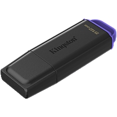 KINGSTON 512GB Portable USB 3.2 Gen 1 DataTraveler Exodia Black/Purple