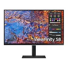 Samsung 27B800, 27" IPS LED, 60 Hz, 5 ms GTG, 3840x2160, 300 cd/m2, Flicker Free, PBP, PIP, USB-C 90W, 3xUSB 3.0, Display Port 1.4, 2xHDMI 2.2, Black + Logitech MK250 - Graphite - USINTL