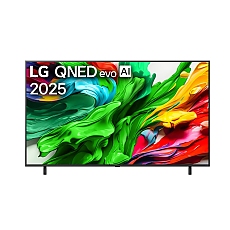 LG 65QNED85A3C, 65" 4K QNED HDR Smart TV, 3840x2160, 120Hz Native (VRR 144Hz), DVB-T2/C/S2, Alpha 8 AI, HDR 10 PRO, webOS 25 ThinQ, 4K Upscaling, WiFi 6, Dolby Vision, FreeSync, Google Cast, Bluetooth 5.3, AirPlay 2, LAN, CI, HDMI, SPDIF, 2 pole Stand