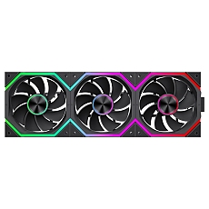Gamemax Комплект вентилатори Fan Pack 3-in-1 3x120mm - FN12A-N2 WL-R - Reverse, Daisy-Chain, A-RGB