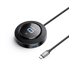 Orico хъб USB3.0 HUB Type-C - 4 x USB3.0 - YK2-C3-03-BK