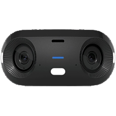 UBIQUITI UVC-G6-180-W Indoor/outdoor dual sensor 16MP 20 FPS PoE+ camera, with a Multi-TOPS AI Engine and panoramic 180 coverage